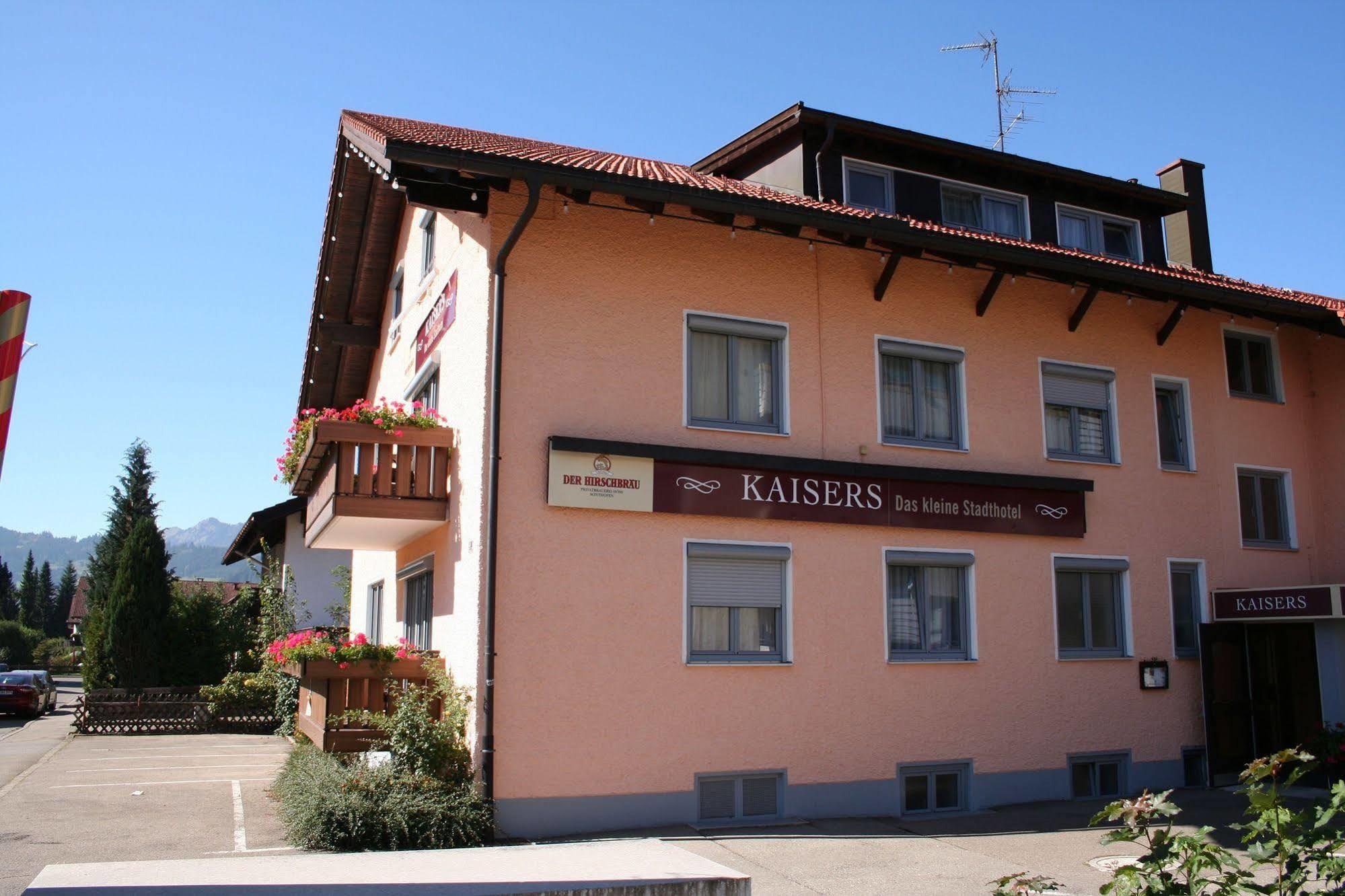 Kaisers Das Kleine Stadthotel Sonthofen Kültér fotó